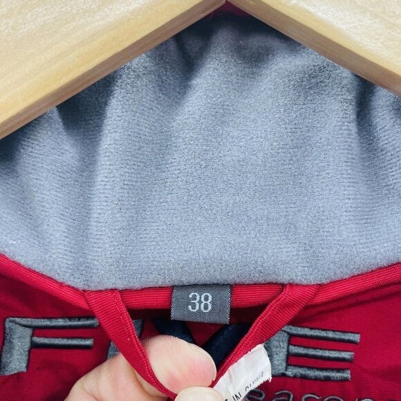 Five Seasons Womens Size 38 Longline Reflective Winter Snow Ski Jacket in Red - Picture 8 of 10